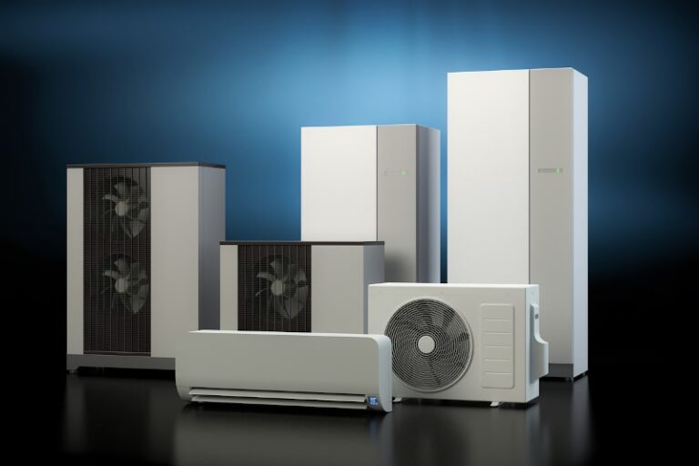 variety of heat pumps